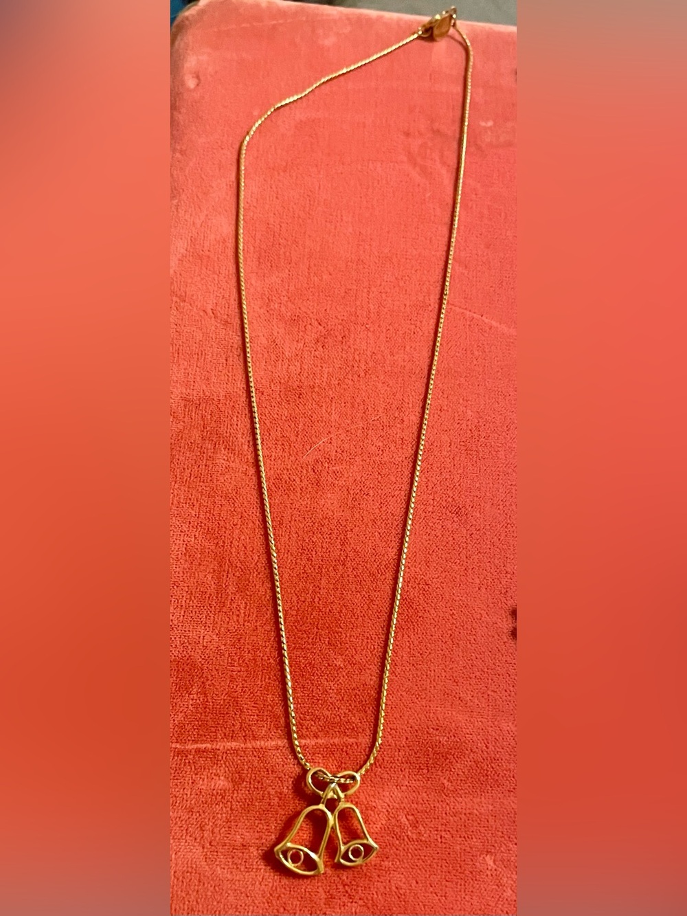 Avon Gold Rope Chain Necklace